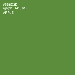 #5B8D3D - Apple Color Image