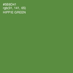 #5B8D41 - Hippie Green Color Image