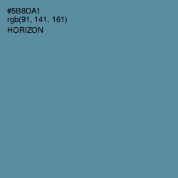 #5B8DA1 - Horizon Color Image