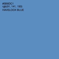 #5B8DC1 - Havelock Blue Color Image