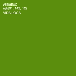 #5B8E0C - Vida Loca Color Image