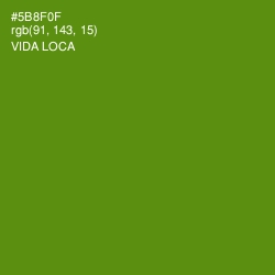 #5B8F0F - Vida Loca Color Image