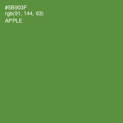 #5B903F - Apple Color Image