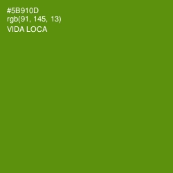 #5B910D - Vida Loca Color Image