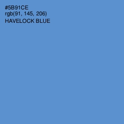 #5B91CE - Havelock Blue Color Image