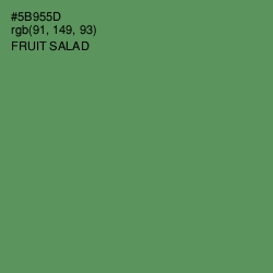 #5B955D - Fruit Salad Color Image