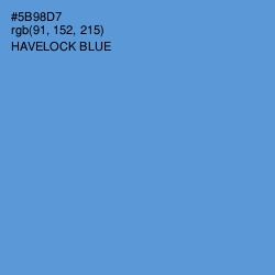 #5B98D7 - Havelock Blue Color Image