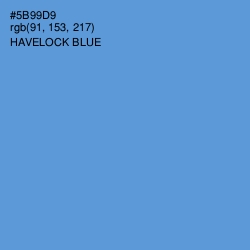 #5B99D9 - Havelock Blue Color Image