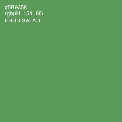 #5B9A58 - Fruit Salad Color Image