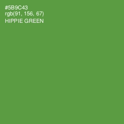 #5B9C43 - Hippie Green Color Image