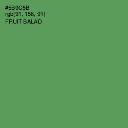#5B9C5B - Fruit Salad Color Image