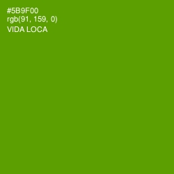 #5B9F00 - Vida Loca Color Image