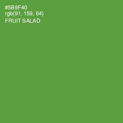 #5B9F40 - Fruit Salad Color Image