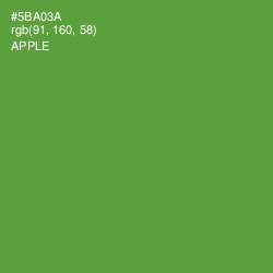 #5BA03A - Apple Color Image
