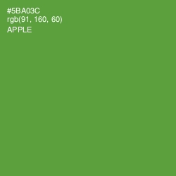 #5BA03C - Apple Color Image