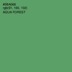 #5BA066 - Aqua Forest Color Image