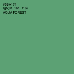#5BA174 - Aqua Forest Color Image