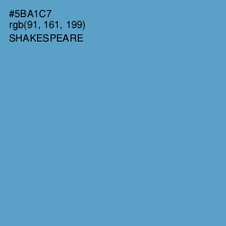 #5BA1C7 - Shakespeare Color Image