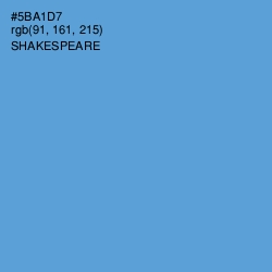 #5BA1D7 - Shakespeare Color Image