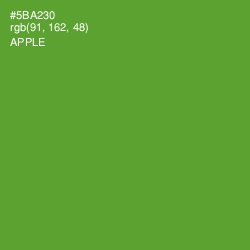 #5BA230 - Apple Color Image