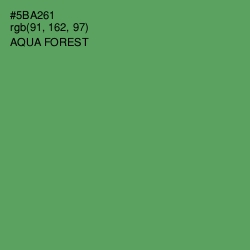 #5BA261 - Aqua Forest Color Image