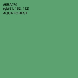 #5BA270 - Aqua Forest Color Image