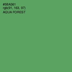 #5BA361 - Aqua Forest Color Image
