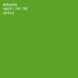 #5BA426 - Apple Color Image