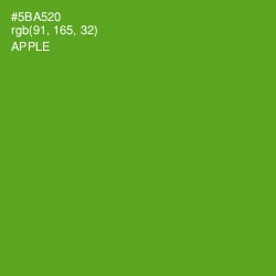 #5BA520 - Apple Color Image