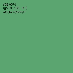 #5BA570 - Aqua Forest Color Image