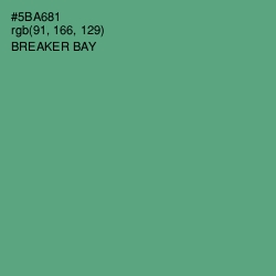 #5BA681 - Breaker Bay Color Image
