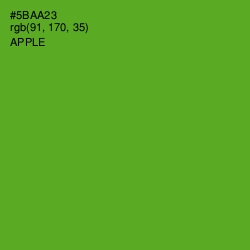 #5BAA23 - Apple Color Image