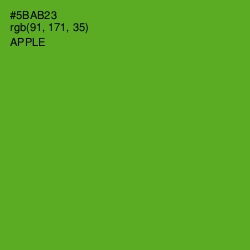 #5BAB23 - Apple Color Image