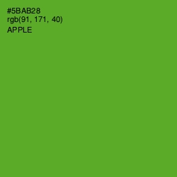 #5BAB28 - Apple Color Image