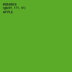 #5BAB29 - Apple Color Image