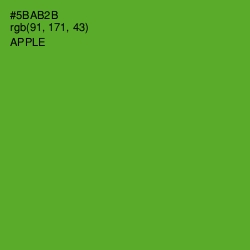 #5BAB2B - Apple Color Image