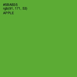#5BAB35 - Apple Color Image