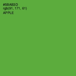 #5BAB3D - Apple Color Image