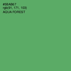 #5BAB67 - Aqua Forest Color Image