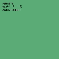 #5BAB76 - Aqua Forest Color Image