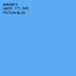 #5BABF2 - Picton Blue Color Image