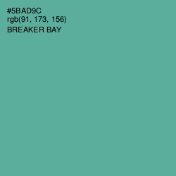 #5BAD9C - Breaker Bay Color Image