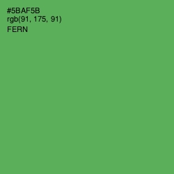 #5BAF5B - Fern Color Image