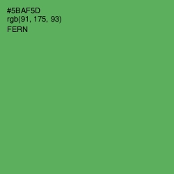 #5BAF5D - Fern Color Image