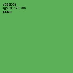 #5BB058 - Fern Color Image