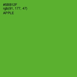 #5BB12F - Apple Color Image