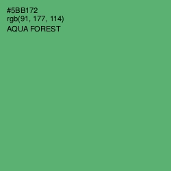 #5BB172 - Aqua Forest Color Image