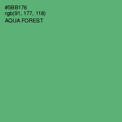 #5BB176 - Aqua Forest Color Image