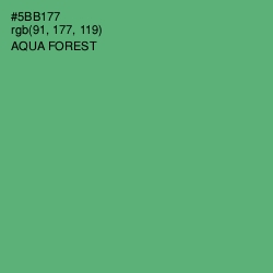 #5BB177 - Aqua Forest Color Image