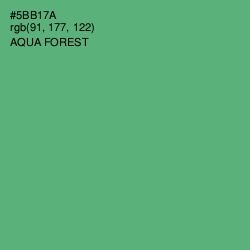 #5BB17A - Aqua Forest Color Image